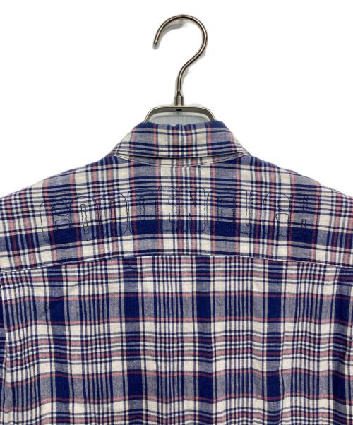 GOODENOUGH（グッドイナフ）GOODENOUGH (グッドイナフ) チェックシャツ ブルー サイズ:Ｍの古着・服飾アイテム