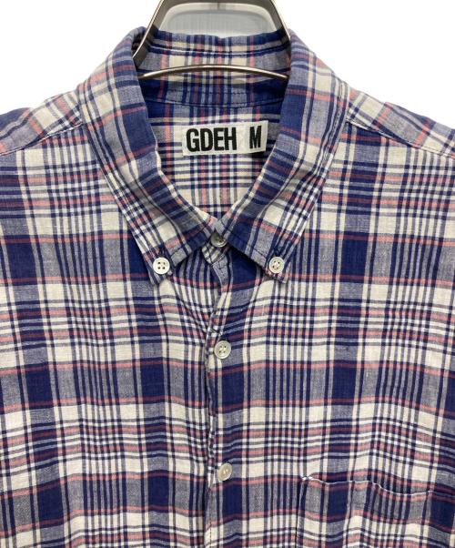 GOODENOUGH（グッドイナフ）GOODENOUGH (グッドイナフ) チェックシャツ ブルー サイズ:Ｍの古着・服飾アイテム
