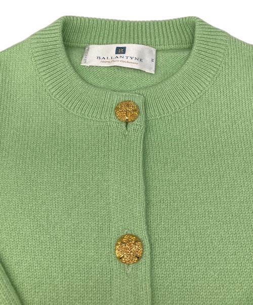 BALLANTYNE（バランタイン）BALLANTYNE (バランタイン) 金釦カシミヤカーディガン グリーン サイズ:38の古着・服飾アイテム