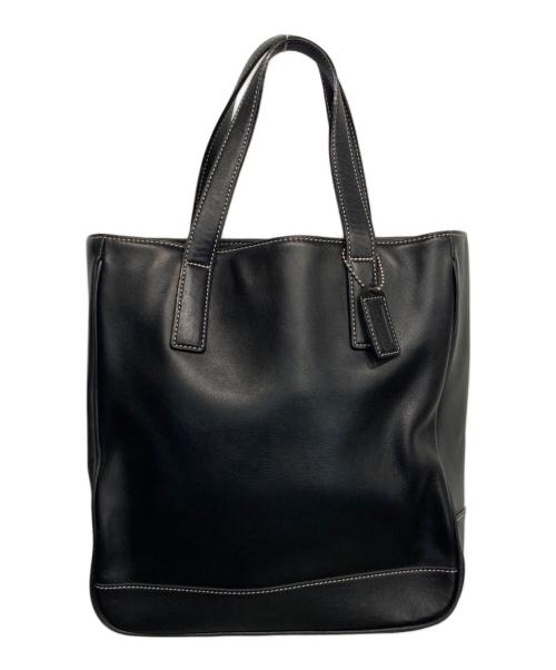 COACH（コーチ）COACH (コーチ) レザーハンドバッグ ブラックの古着・服飾アイテム