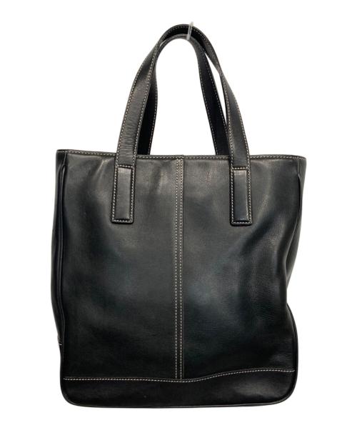 COACH（コーチ）COACH (コーチ) レザーハンドバッグ ブラックの古着・服飾アイテム