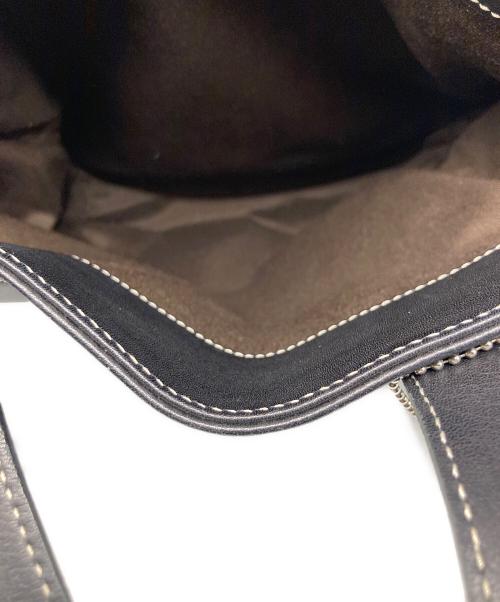 COACH（コーチ）COACH (コーチ) レザーハンドバッグ ブラックの古着・服飾アイテム