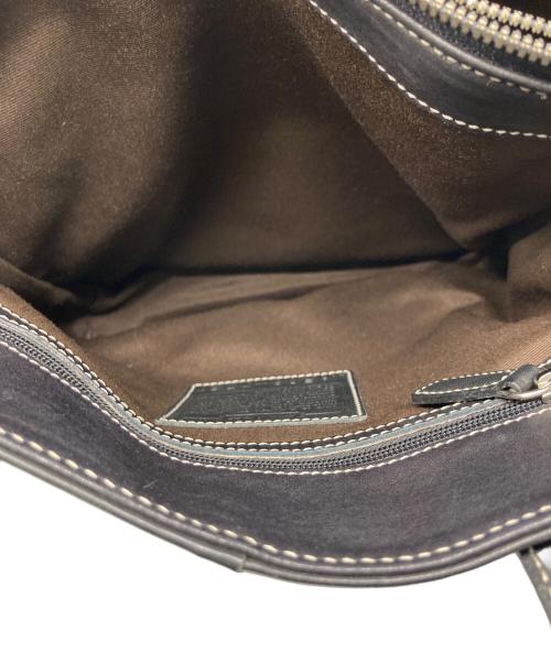 COACH（コーチ）COACH (コーチ) レザーハンドバッグ ブラックの古着・服飾アイテム