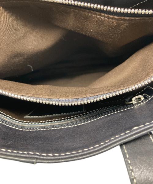 COACH（コーチ）COACH (コーチ) レザーハンドバッグ ブラックの古着・服飾アイテム