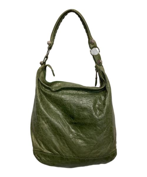 BALENCIAGA（バレンシアガ）BALENCIAGA (バレンシアガ) ジャイアント デイ ハンドバッグ グリーンの古着・服飾アイテム