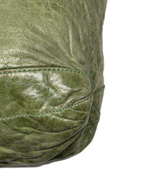 BALENCIAGA（バレンシアガ）BALENCIAGA (バレンシアガ) ジャイアント デイ ハンドバッグ グリーンの古着・服飾アイテム
