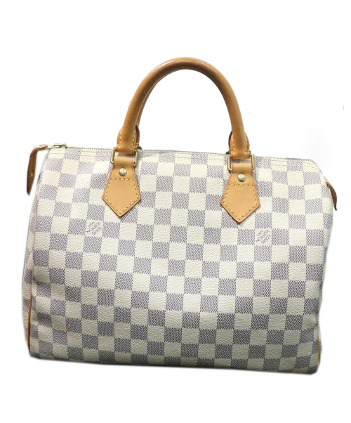 LOUIS VUITTON（ルイ ヴィトン）LOUIS VUITTON (ルイヴィトン) スピーディ30 ホワイト サイズ:30 モノグラム・アズール N41533 DU5100の古着・服飾アイテム