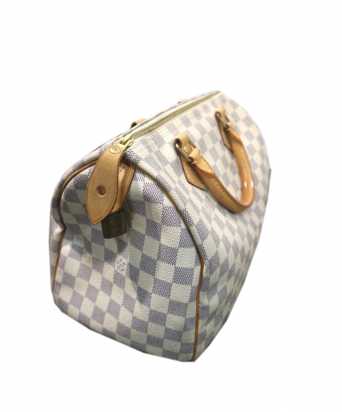LOUIS VUITTON（ルイ ヴィトン）LOUIS VUITTON (ルイヴィトン) スピーディ30 ホワイト サイズ:30 モノグラム・アズール N41533 DU5100の古着・服飾アイテム