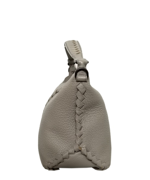 BOTTEGA VENETA（ボッテガベネタ）BOTTEGA VENETA (ボッテガヴェネタ) ワンショルダーバッグ ライトグレー チェルボ B07226154Sの古着・服飾アイテム