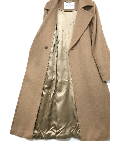 MaxMara（マックスマーラ）MaxMara (マックスマーラ) ガウンコート ベージュ サイズ:36 キャメルの古着・服飾アイテム