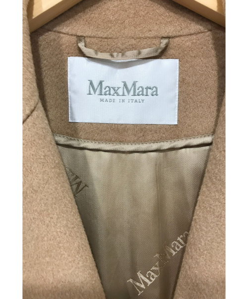 MaxMara（マックスマーラ）MaxMara (マックスマーラ) ガウンコート ベージュ サイズ:36 キャメルの古着・服飾アイテム