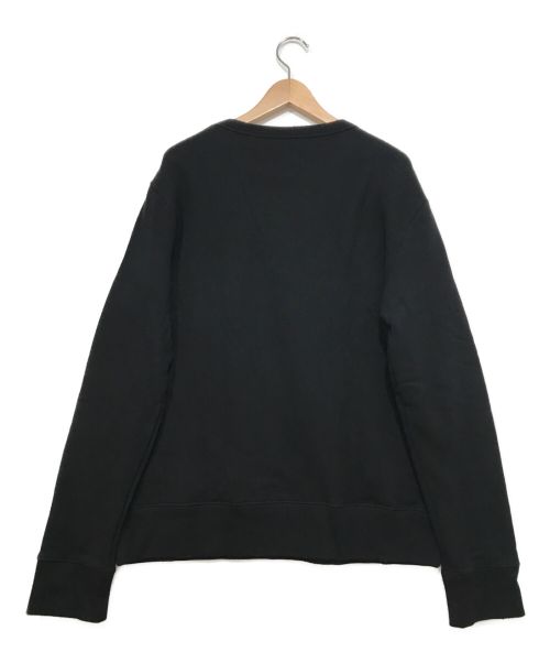 GUCCI（グッチ）GUCCI (グッチ) ロゴコットンスウェットシャツ ブラック サイズ:Lの古着・服飾アイテム