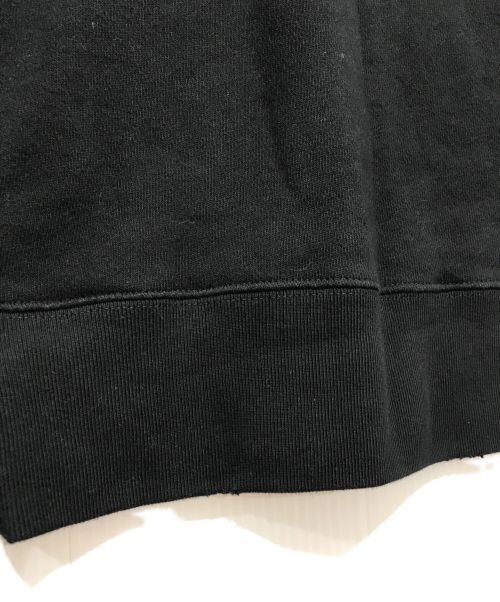 GUCCI（グッチ）GUCCI (グッチ) ロゴコットンスウェットシャツ ブラック サイズ:Lの古着・服飾アイテム
