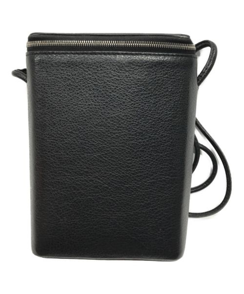 Aeta（アエタ）aeta (アエタ) PEBBLE GRAIN BOX SHOULDER ブラックの古着・服飾アイテム