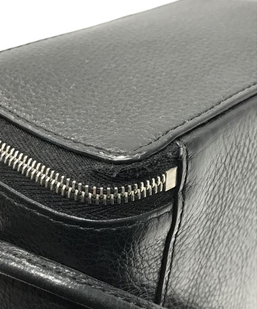 Aeta（アエタ）aeta (アエタ) PEBBLE GRAIN BOX SHOULDER ブラックの古着・服飾アイテム