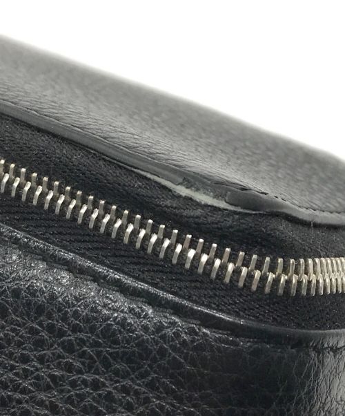 Aeta（アエタ）aeta (アエタ) PEBBLE GRAIN BOX SHOULDER ブラックの古着・服飾アイテム