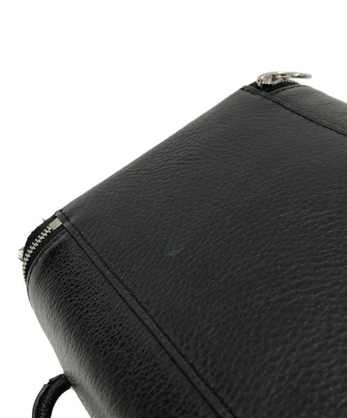 Aeta（アエタ）aeta (アエタ) PEBBLE GRAIN BOX SHOULDER ブラックの古着・服飾アイテム