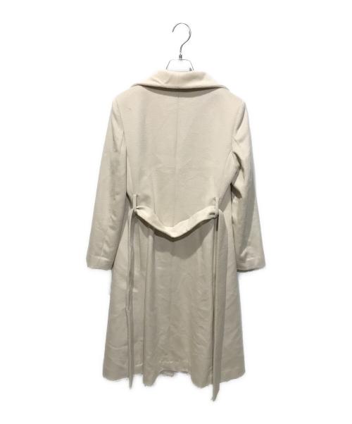 ROPE（ロペ）ROPE (ロペ) カシミヤ混リバーコート アイボリー サイズ:36の古着・服飾アイテム