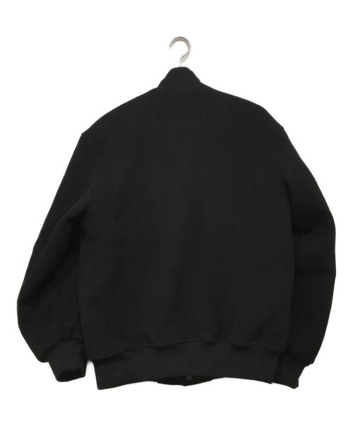 APHRODITEGANG（アフロディーテギャング）APHRODITEGANG (アフロディーテギャング) BUDSPOOL (バッズプール) CLASSIC LOGO MELTON VARSITY JACKET ブラック サイズ:Ｌの古着・服飾アイテム