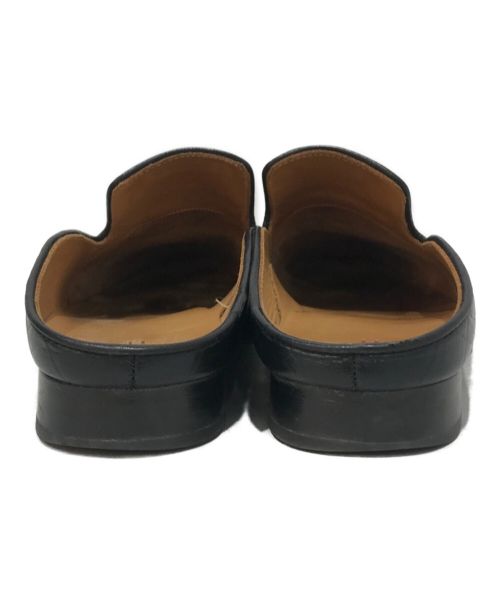 HENDER SCHEME（エンダースキーマ）HENDER SCHEME (エンダースキーマ) クロコ型押しレザーサンダル ブラック サイズ:記載なしの古着・服飾アイテム