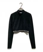 ALEXANDER WANGアレキサンダー・ワン）の古着「ベロアロゴカットソー」｜ブラック