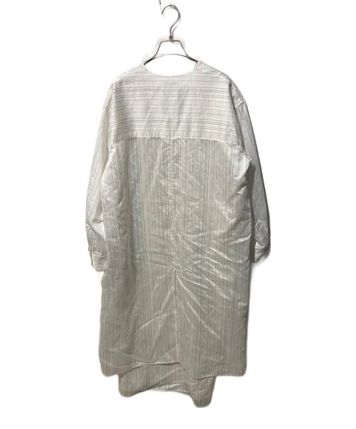 CLANE（クラネ）CLANE (クラネ) 2WAY STRIPE ONEPIECE(2WAYストライプワンピース） ホワイト サイズ:2の古着・服飾アイテム