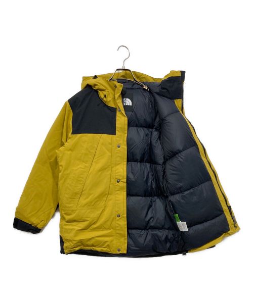 THE NORTH FACE（ザ ノース フェイス）THE NORTH FACE (ザ ノース フェイス) MOUNTAIN DOWN JACKET / マウンテンダウンジャケット イエロー×ブラック サイズ:XSの古着・服飾アイテム