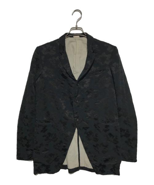 COMME des GARCONS HOMME PLUS（コムデギャルソンオムプリュス）COMME des GARCONS HOMME PLUS (コムデギャルソンオムプリュス) ジャガードテーラードジャケット ネイビー サイズ:Sの古着・服飾アイテム