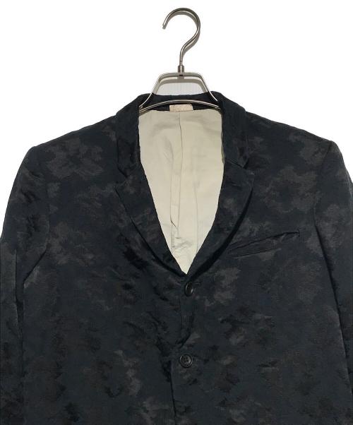 COMME des GARCONS HOMME PLUS（コムデギャルソンオムプリュス）COMME des GARCONS HOMME PLUS (コムデギャルソンオムプリュス) ジャガードテーラードジャケット ネイビー サイズ:Sの古着・服飾アイテム