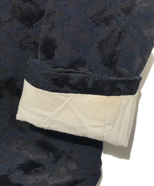 COMME des GARCONS HOMME PLUS（コムデギャルソンオムプリュス）COMME des GARCONS HOMME PLUS (コムデギャルソンオムプリュス) ジャガードテーラードジャケット ネイビー サイズ:Sの古着・服飾アイテム