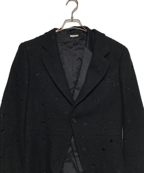 COMME des GARCONS HOMME PLUS（コムデギャルソンオムプリュス）COMME des GARCONS HOMME PLUS (コムデギャルソンオムプリュス) タキシードコート ブラック サイズ:Sの古着・服飾アイテム