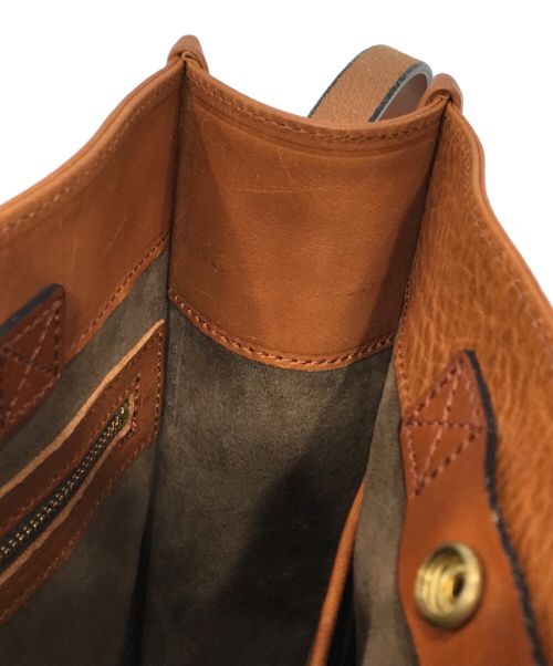 SLOW & CO（スロウ）SLOW & CO (スロウ) bono square shoulder bag M ブラウンの古着・服飾アイテム