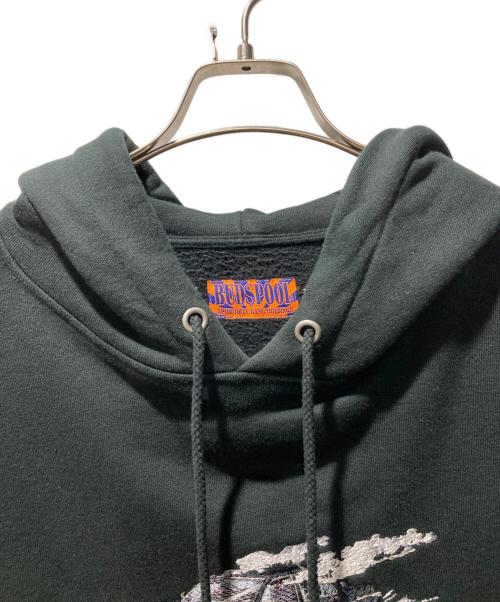 APHRODITEGANG（アフロディーテギャング）aphroditegang (アフロディーテギャング) 葵産業 (アオイサンギョウ) budspool (バッズプール) SMOKE CAR HOODED SWEAT SHIRT ブラック サイズ:Ｌの古着・服飾アイテム