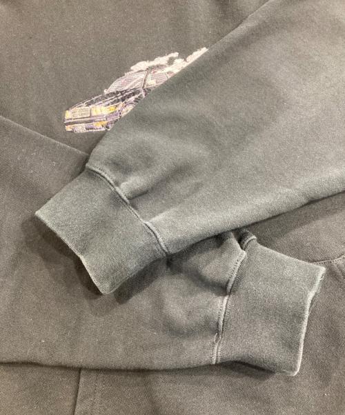 APHRODITEGANG（アフロディーテギャング）aphroditegang (アフロディーテギャング) 葵産業 (アオイサンギョウ) budspool (バッズプール) SMOKE CAR HOODED SWEAT SHIRT ブラック サイズ:Ｌの古着・服飾アイテム