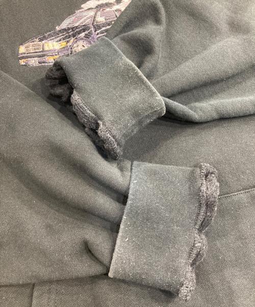 APHRODITEGANG（アフロディーテギャング）aphroditegang (アフロディーテギャング) 葵産業 (アオイサンギョウ) budspool (バッズプール) SMOKE CAR HOODED SWEAT SHIRT ブラック サイズ:Ｌの古着・服飾アイテム