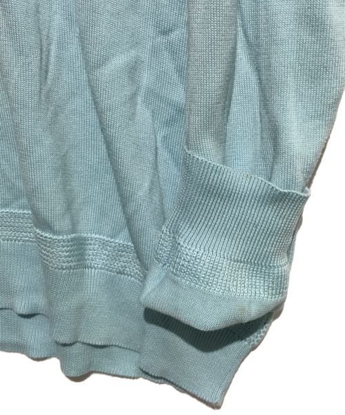 digawel（ディガウェル）DIGAWEL (ディガウェル) KNIT&SEWN SWEATER スカイブルー サイズ:1の古着・服飾アイテム