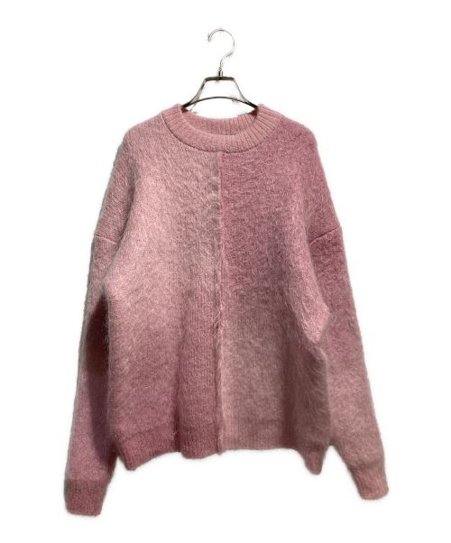 UNUSED（アンユーズド）UNUSED (アンユーズド) Gradation mohair pullover ピンク サイズ:1の古着・服飾アイテム
