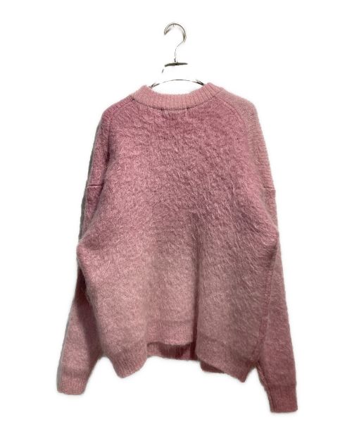 UNUSED（アンユーズド）UNUSED (アンユーズド) Gradation mohair pullover ピンク サイズ:1の古着・服飾アイテム