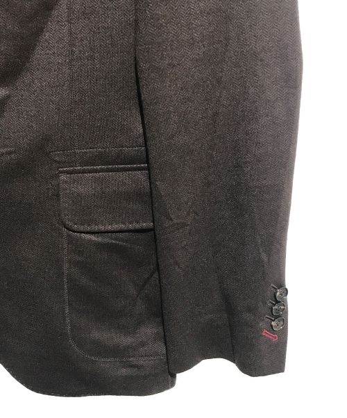 BLACK LABEL CRESTBRIDGE（ブラックレーベル クレストブリッジ）BLACK LABEL CRESTBRIDGE (ブラックレーベル クレストブリッジ) テーラードジャケット ブラウン サイズ:Mの古着・服飾アイテム