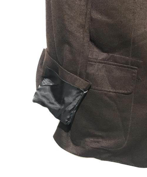 BLACK LABEL CRESTBRIDGE（ブラックレーベル クレストブリッジ）BLACK LABEL CRESTBRIDGE (ブラックレーベル クレストブリッジ) テーラードジャケット ブラウン サイズ:Mの古着・服飾アイテム