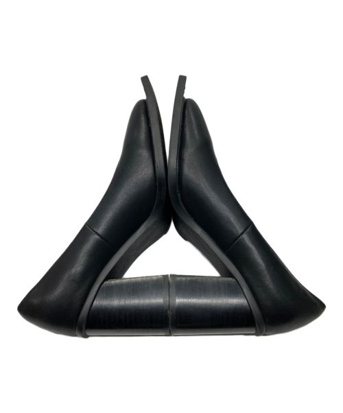 Ninamounah（ニーナムーナ）Ninamounah (ニーナムーナ) Howl レザーパンプス/スクエアトゥパンプス ブラック サイズ:37の古着・服飾アイテム