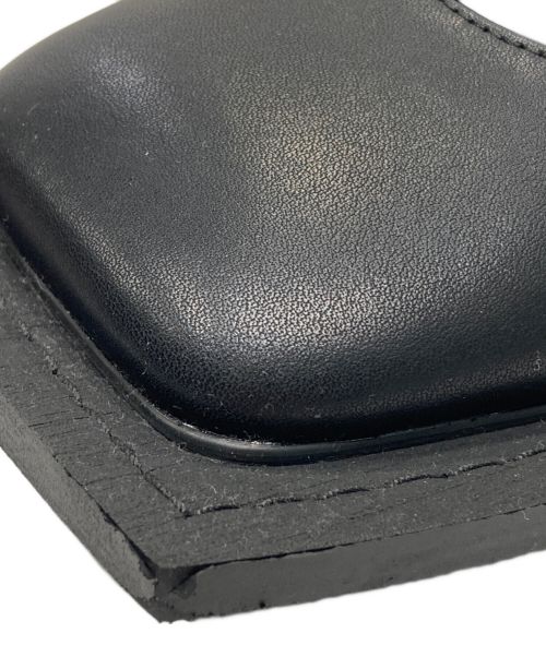 Ninamounah（ニーナムーナ）Ninamounah (ニーナムーナ) Howl レザーパンプス/スクエアトゥパンプス ブラック サイズ:37の古着・服飾アイテム