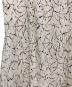 中古・古着 heliopole (エリオポール) DEVEAUX BI-COLOR PRINT N/S DRESS アイボリー×ブラック サイズ:FREE：7000円