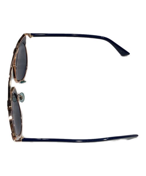 Dior（ディオール）Dior (ディオール) サングラス ネイビー×ゴールド サイズ:48□22-140の古着・服飾アイテム