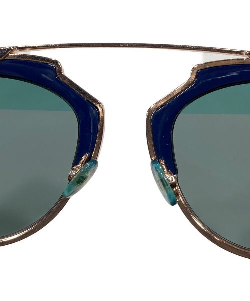Dior（ディオール）Dior (ディオール) サングラス ネイビー×ゴールド サイズ:48□22-140の古着・服飾アイテム