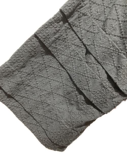 heliopole（エリオポール）heliopole (エリオポール) ETHNICALCOTTON LACE CAFTAN OP ブラック サイズ:Mの古着・服飾アイテム