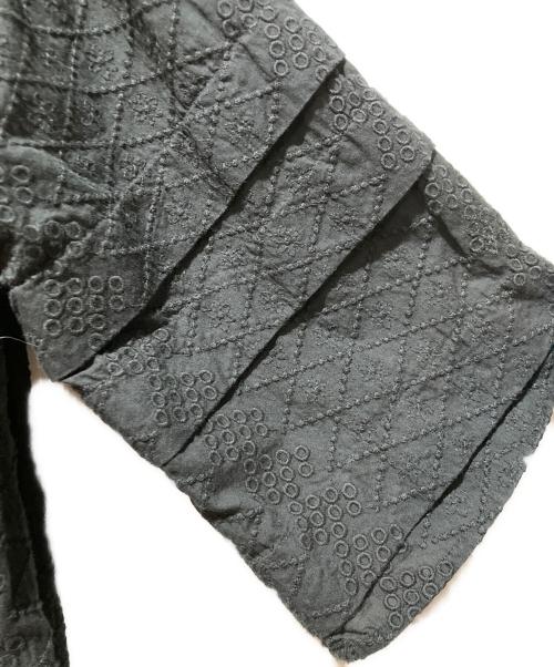 heliopole（エリオポール）heliopole (エリオポール) ETHNICALCOTTON LACE CAFTAN OP ブラック サイズ:Mの古着・服飾アイテム