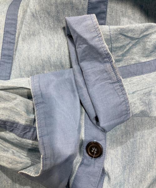 YACCO MARICARD（ヤッコマリカルド）YACCO MARICARD (ヤッコマリカルド) 切替デニムコート インディゴ サイズ:不明の古着・服飾アイテム