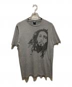 stussyステューシー）の古着「プリントTシャツ」｜グレー