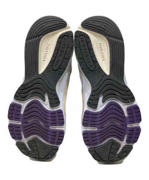 NEW BALANCE（ニューバランス）NEW BALANCE (ニューバランス) Made in USA 990 v6 WB6 ベージュ×パープル サイズ:US8 UK71/2の古着・服飾アイテム